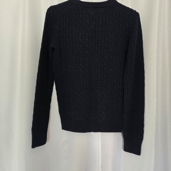 MWT - Navy Merino Wool Sweater - Picture 6 of 11